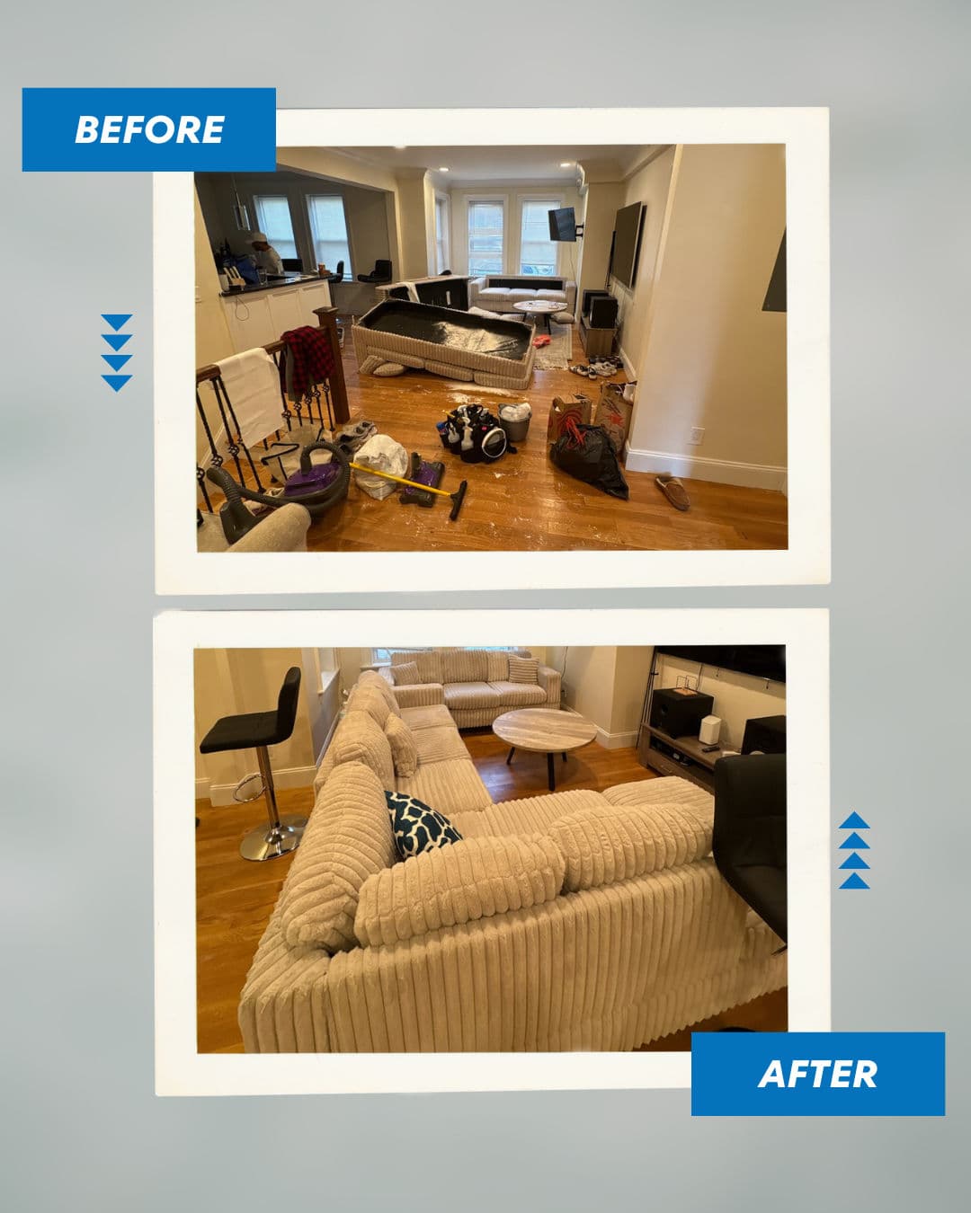 Gallery photos for Post-Event House Cleaning Project – Boston, MA: Image #1